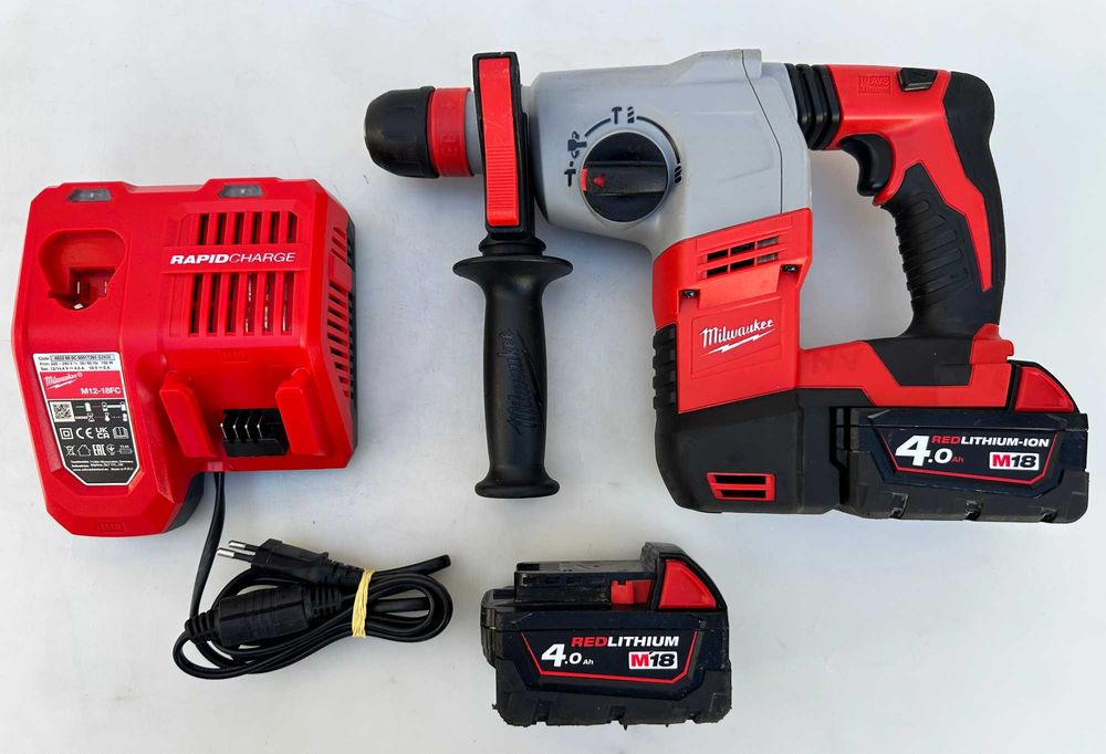 Milwaukee HD18 HX - Акумулаторен перфоратор 2x18V 4.0Ah като нов!