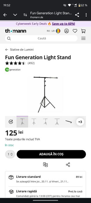 Fun Generation Light Stand, 6 Fun Generation USB PartyPar 6 RGB