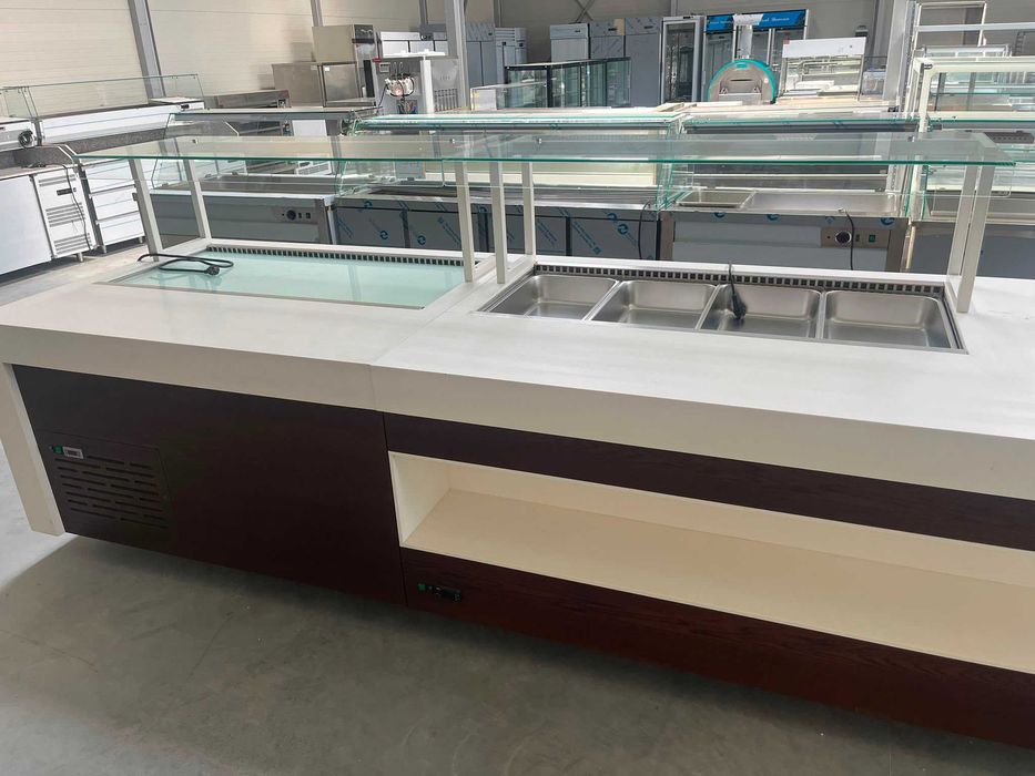 Linie Bufet Suedez / Vitrină Mic Dejun HoReCa – Modul Cald & Frigorific