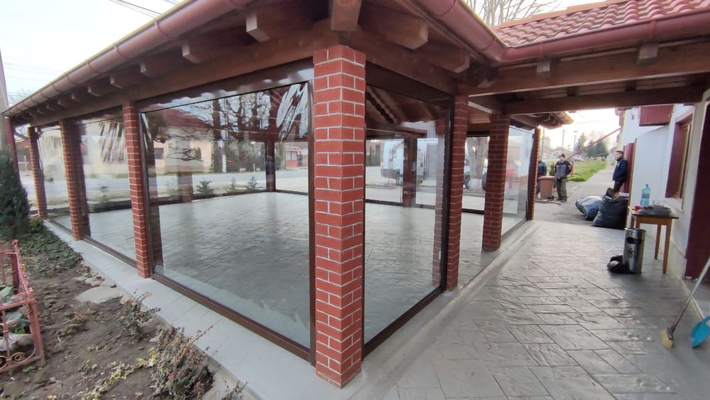 Sisteme de Închidere cu folie PVC. Rulou casetat, simplu, bride.