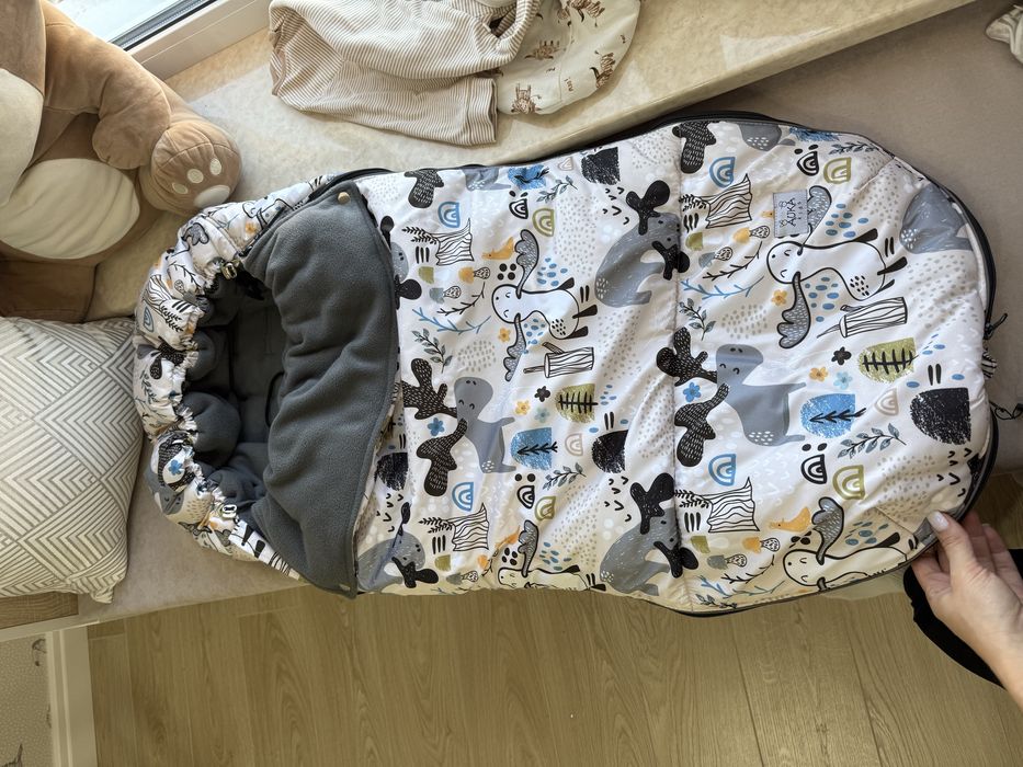 Кокон в коляску или санки до 4 лет