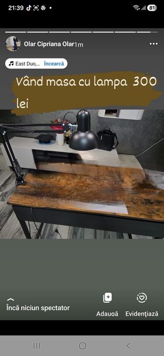 Vând masa manichiura cu toate aparatele necesare