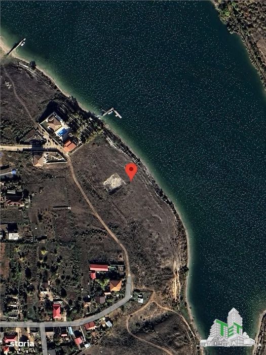 Teren premium 500 mp cu deschidere 25 m – Prima linie la Lacul Limanu,