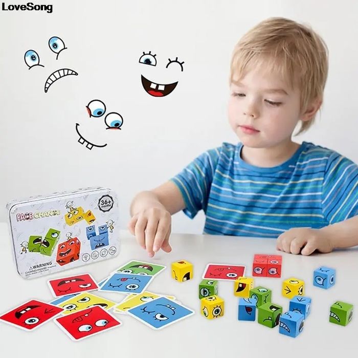 Игра кубчета с емоции