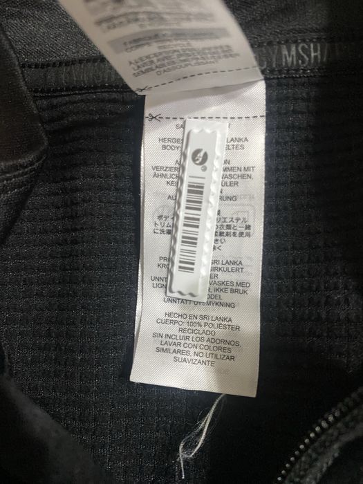 Оригинал Gymshark running 1/4 zip