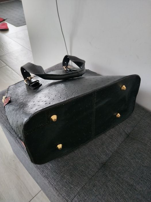 Geanta piele strut