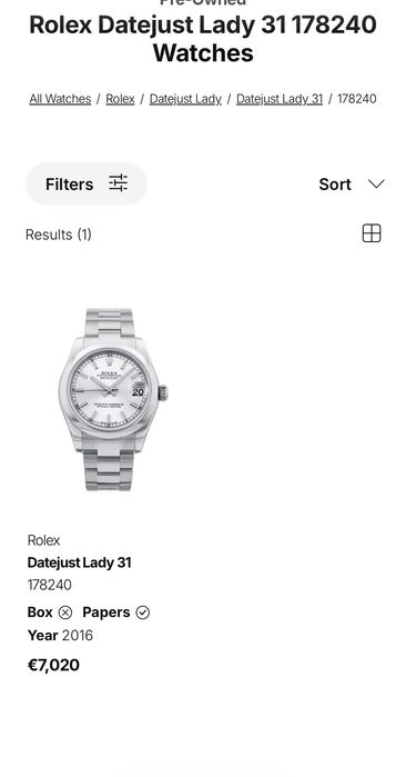 Rolex Datejust 31mm