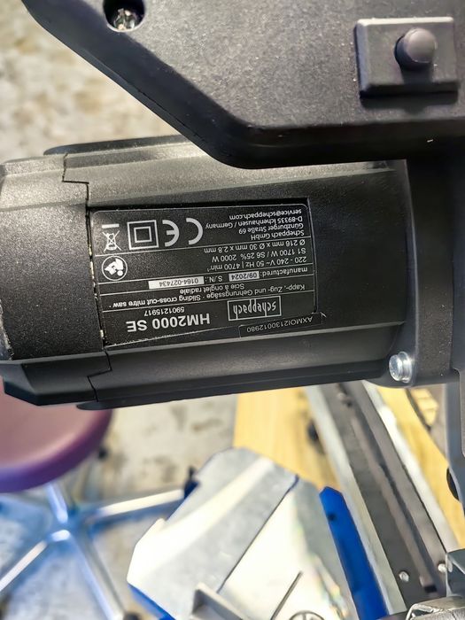 Scheppach HM2000 SE Pull, потапящ циркуляр  2000 Watt