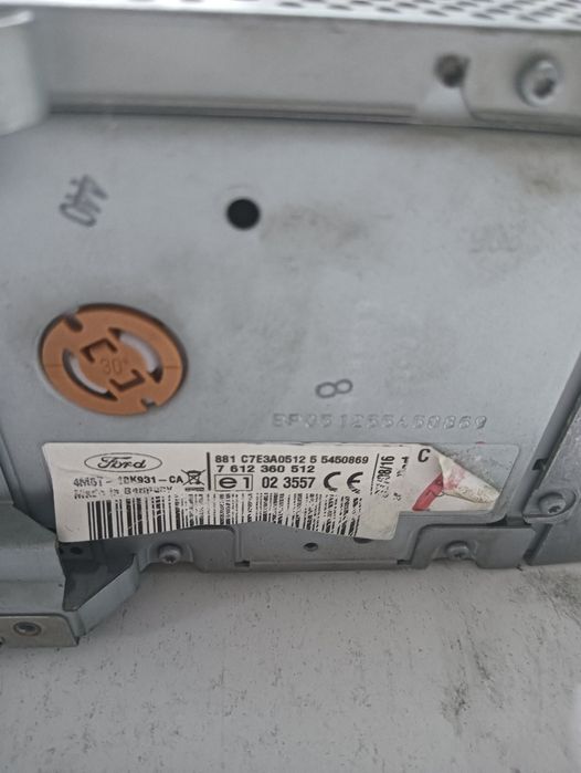 Player Radio Cd Ford Focus Ii Da_, Hcp, Dp 2004 - 2013 7612360512