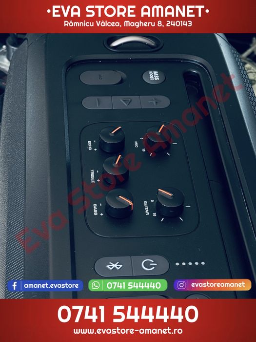 Sistem audio portabil JBL Partybox On-The-Go Essential 100W Bluetooth