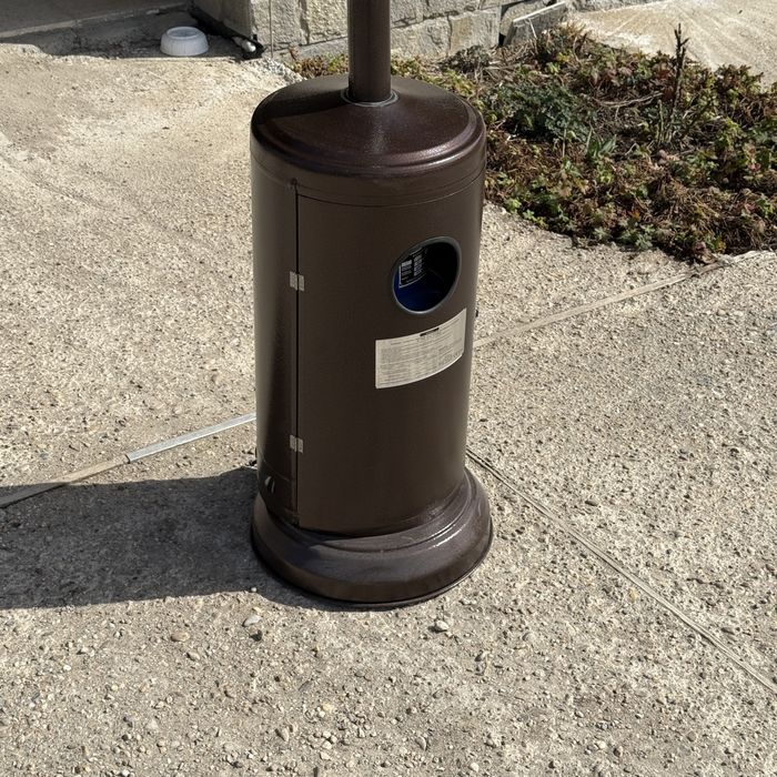 Външен газов отоплител тип “гъба” - 12.5kW отпл. мощност - като нов