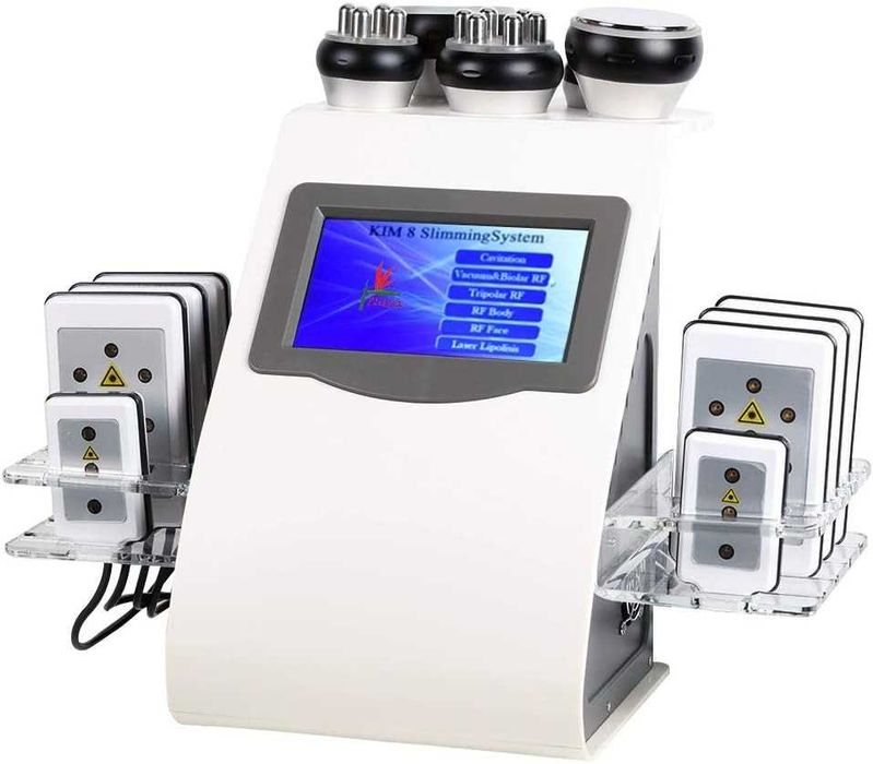 Aparat profesional cavitație cu lipolaser, radiofrecvență vaccum