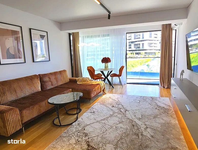 2 camere Lux | Terasa 13 mp | Parcare subterana & boxa | 2024 | Pipera
