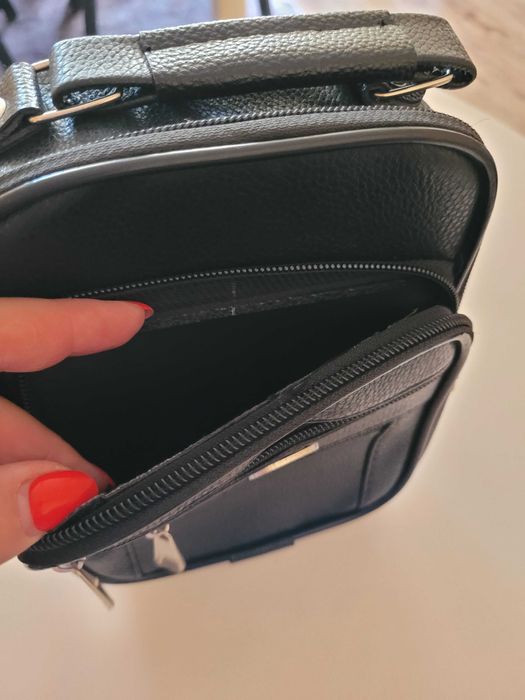 Мъжка кожена чанта