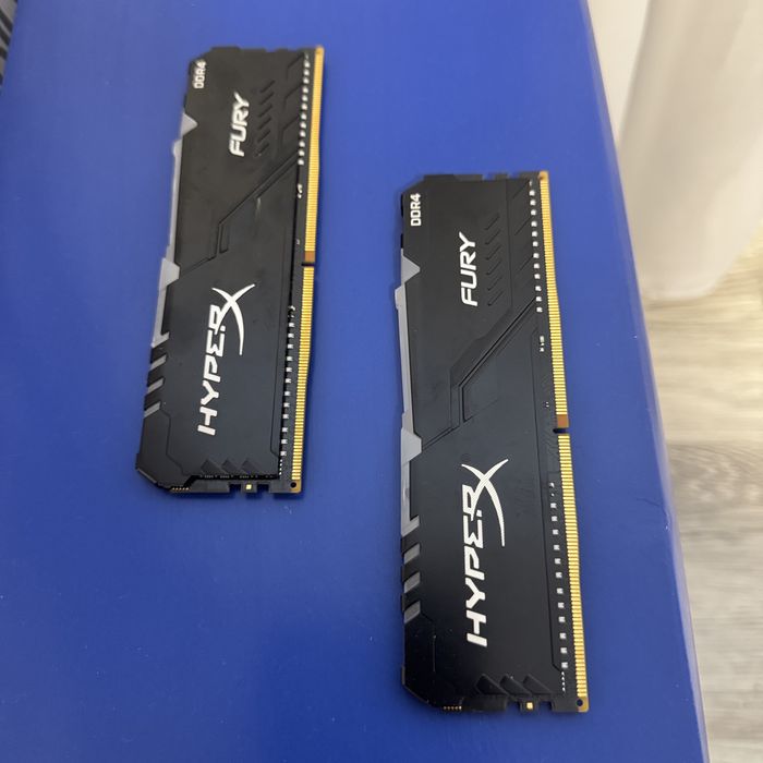 Kit 16GB RAM DDR4 3600MHz HyperX Fury RGB Dual Channel (2x8GB) CL16