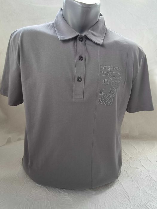 Versace мъжко поло, оригинал, нов - размери M & L - сив, бял, черен