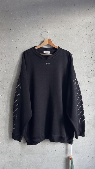 Bluza off white neagra oversize premium