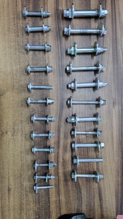 Геометрические  болты крепежи (Развальные).