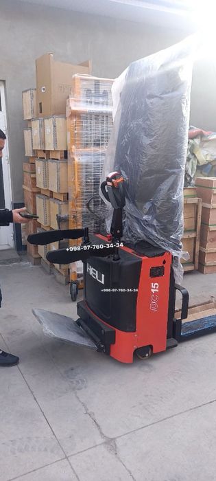 Фулл электронная штабеллер электрический погрузчик