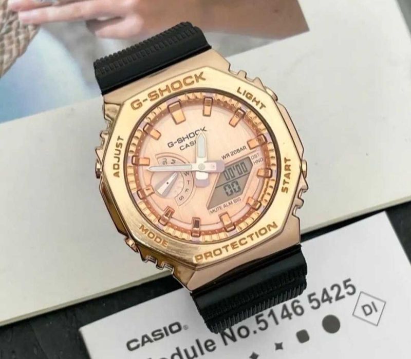 Ceas Casio G shock GM 2100. FARMHOUSE Roze .Nou, Garantie 2 ani