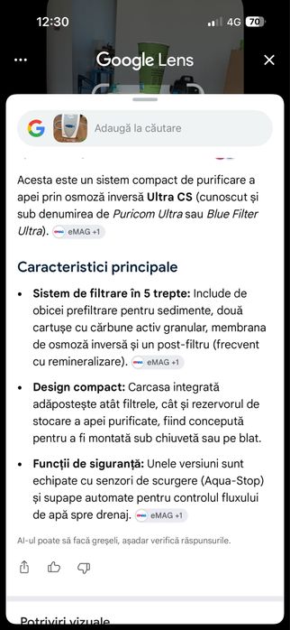 De vânzare sistem de filtre in 5 trepte