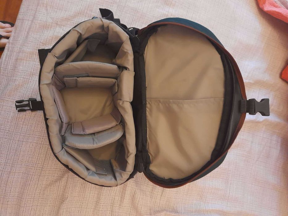 lowepro orion trekker зелена професионална раница за фотографи