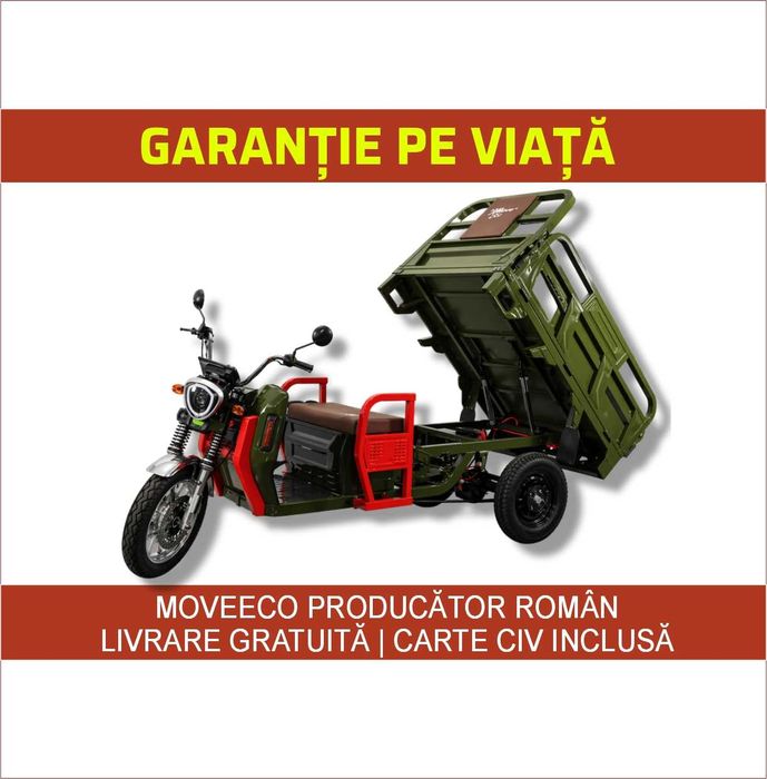 Triciclu electric 25 km/h -  Cargo 500 NC9 EEC / MOVEECO