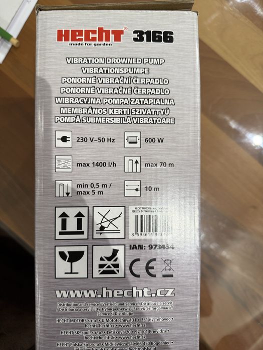 Помпа бибо hecht 3166