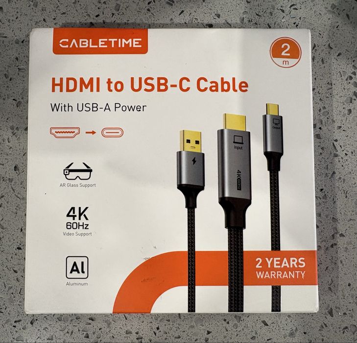 HDMI to USB-C Cable 4K 60Hz