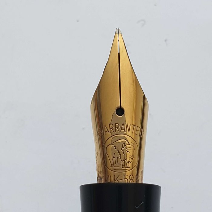 Сребърни химикалка и писалка със златен писец 14к Warranted