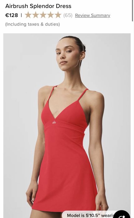 Оригинална нова рокля Alo Yoga