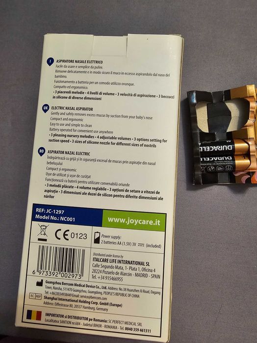 Aspirator nazal electric JC1297, Joycare