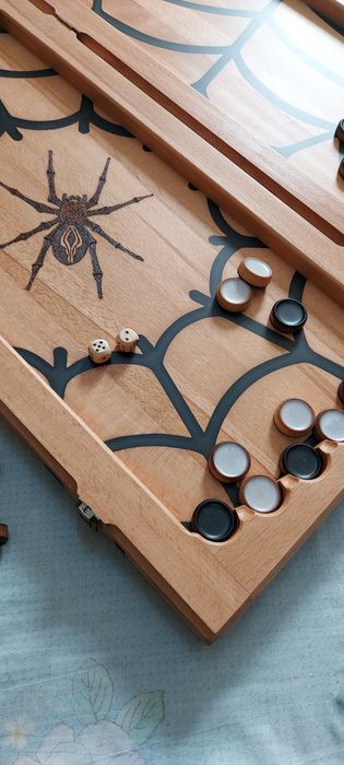 Нарды  Паук  древесина