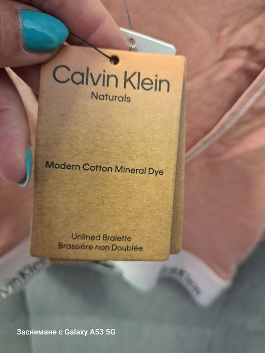 Оригинално Calvin Klein Памучно бюстие размер С потник