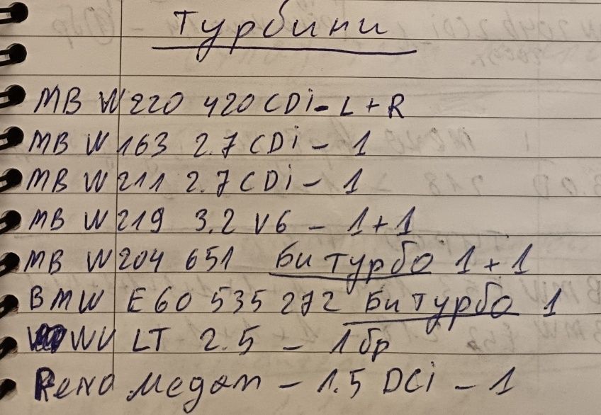 Турбо Мерцедес БМВ Mercedes  BMW