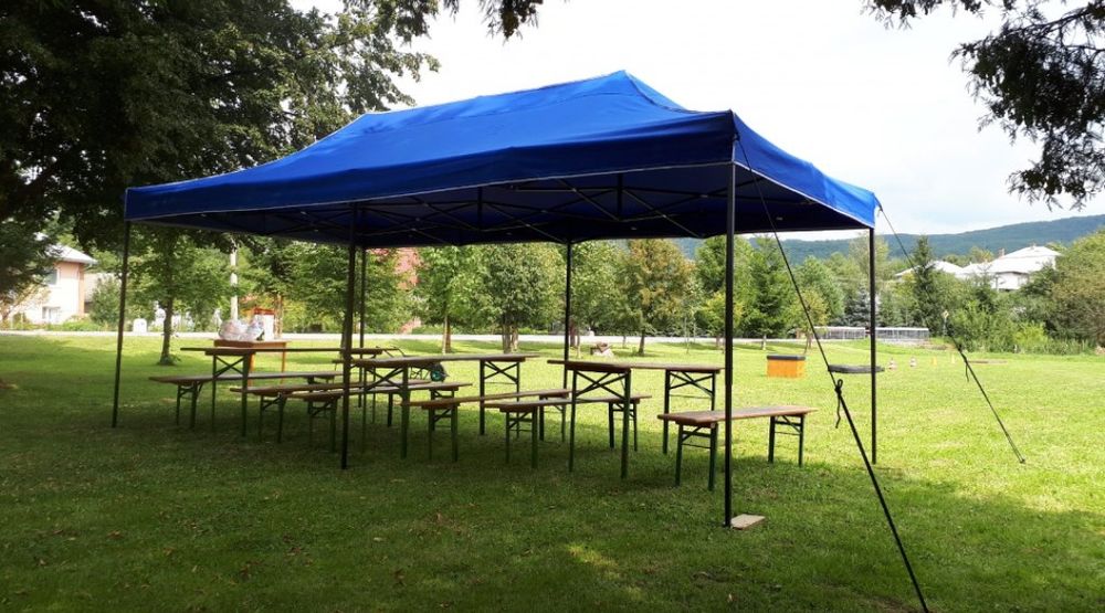 Pavilion cort pliabil corturi gradina 3 x 6 Nou FACTURA CALITATEA 1