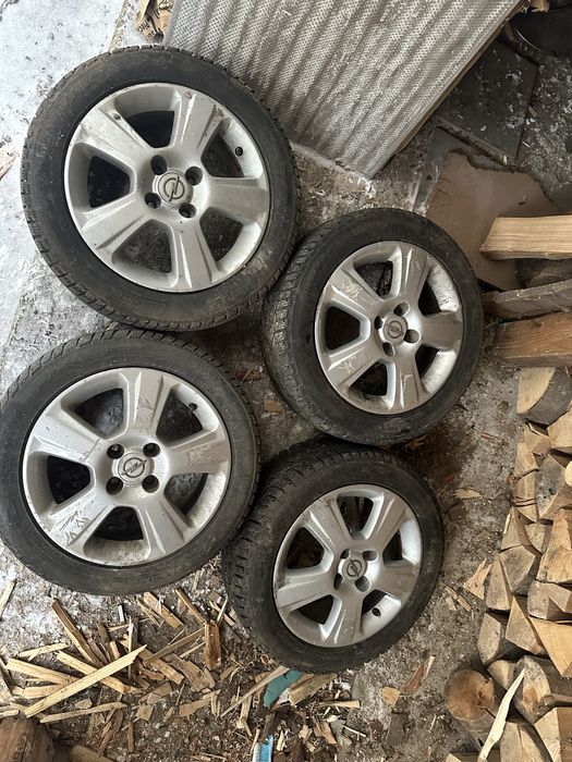 Jante opel cu cauciucuri de iarna