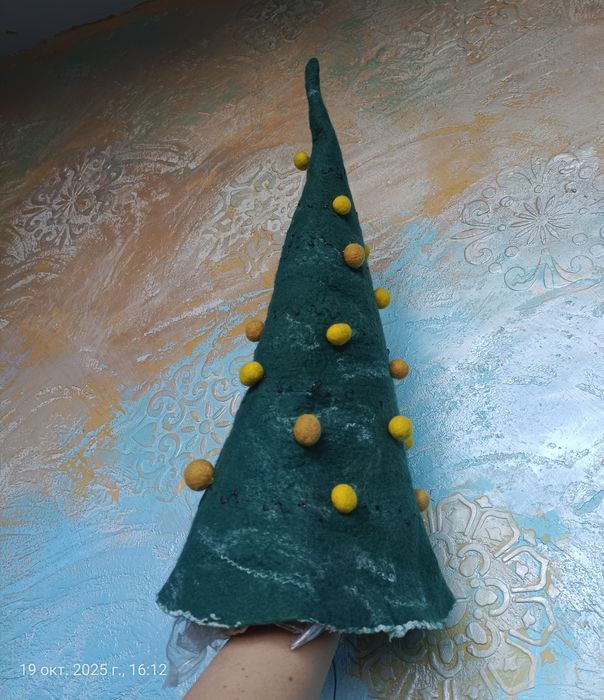 Шапка гномика шапка ёлка