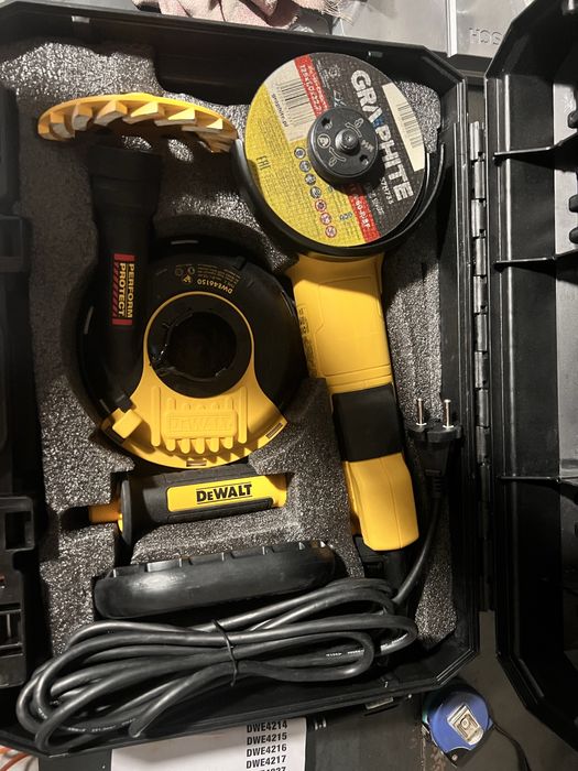 DWE 4257 комплект ъглов шлайф за шлайфане на бетон