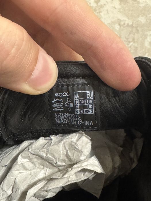 Ecco мужские туфли 44р