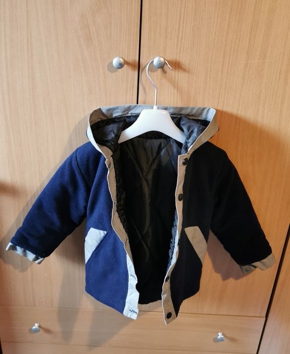 Palton copii, cu glugă