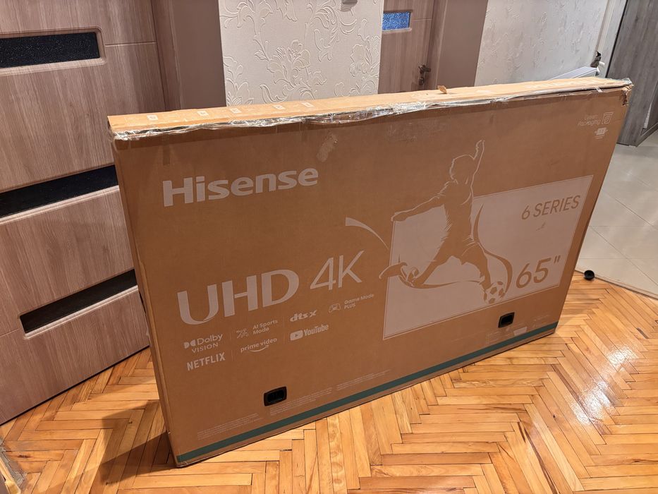 Hisense 65A6N 65” 4K Smart TV – Чисто нов, неразопакован