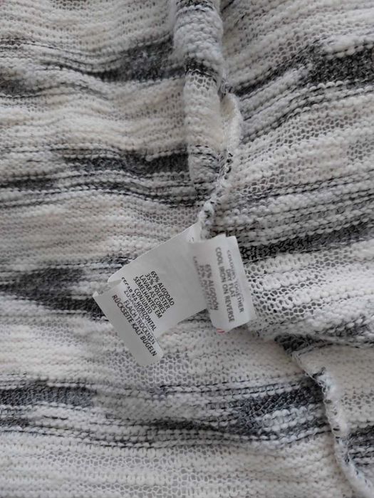 Cardigan alb-negru-gri Atmosphere