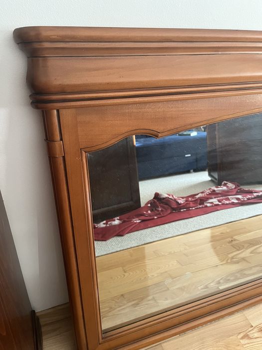 Oglinda vintage lemn masiv