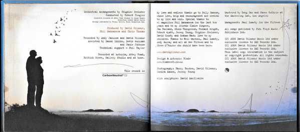 David Gilmour - On an Island 2016 Digibook