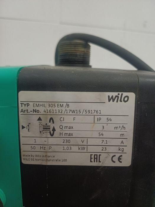 Pompa wilo 5 bari
