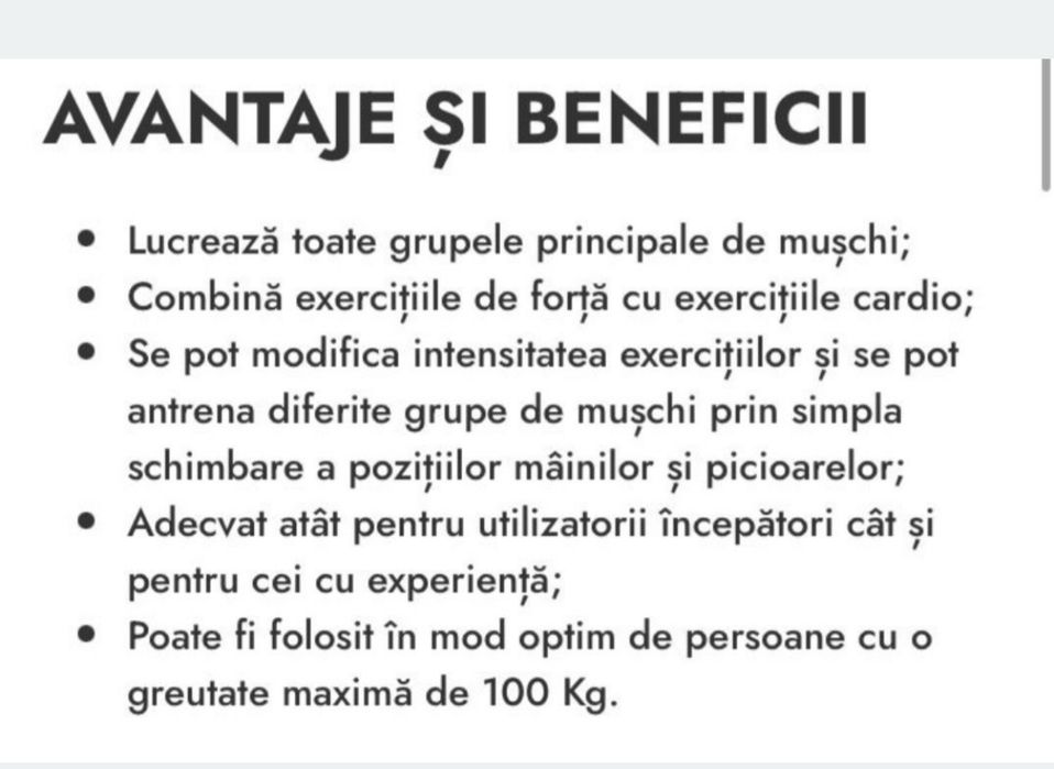 Aparat de fitnes total crunch