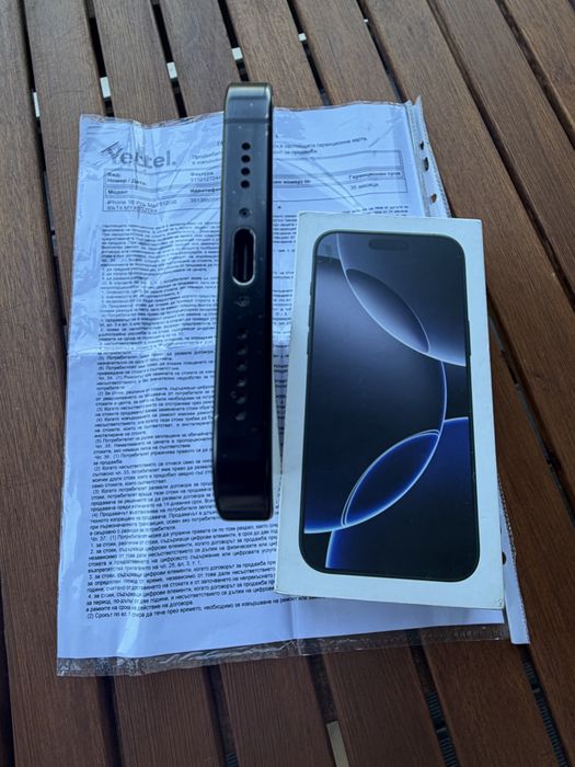 Перфектен! iPhone 16 Pro Max 512GB Black - 91% - Гаранция