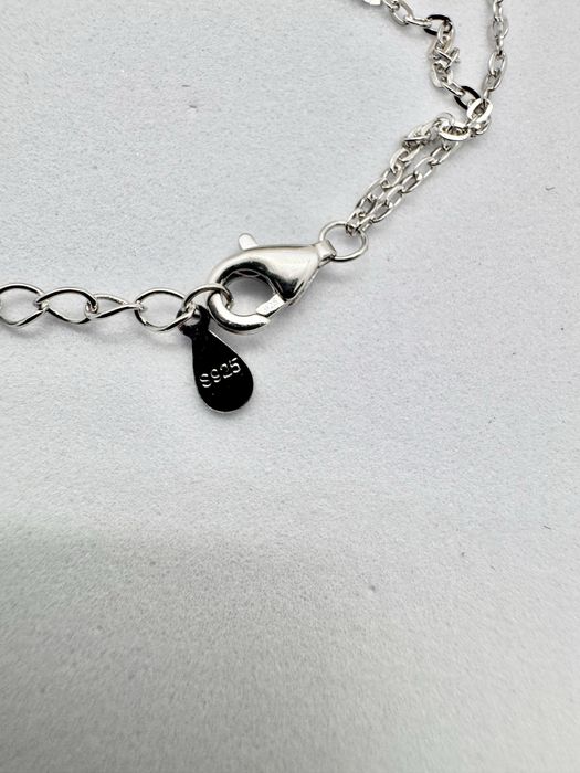 Сребърна гривна с мойсанит (Диамант) 1 карат