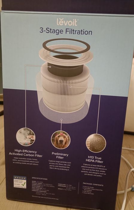 Vand Purificator aer Levoit Core 300S, 195 mc/h